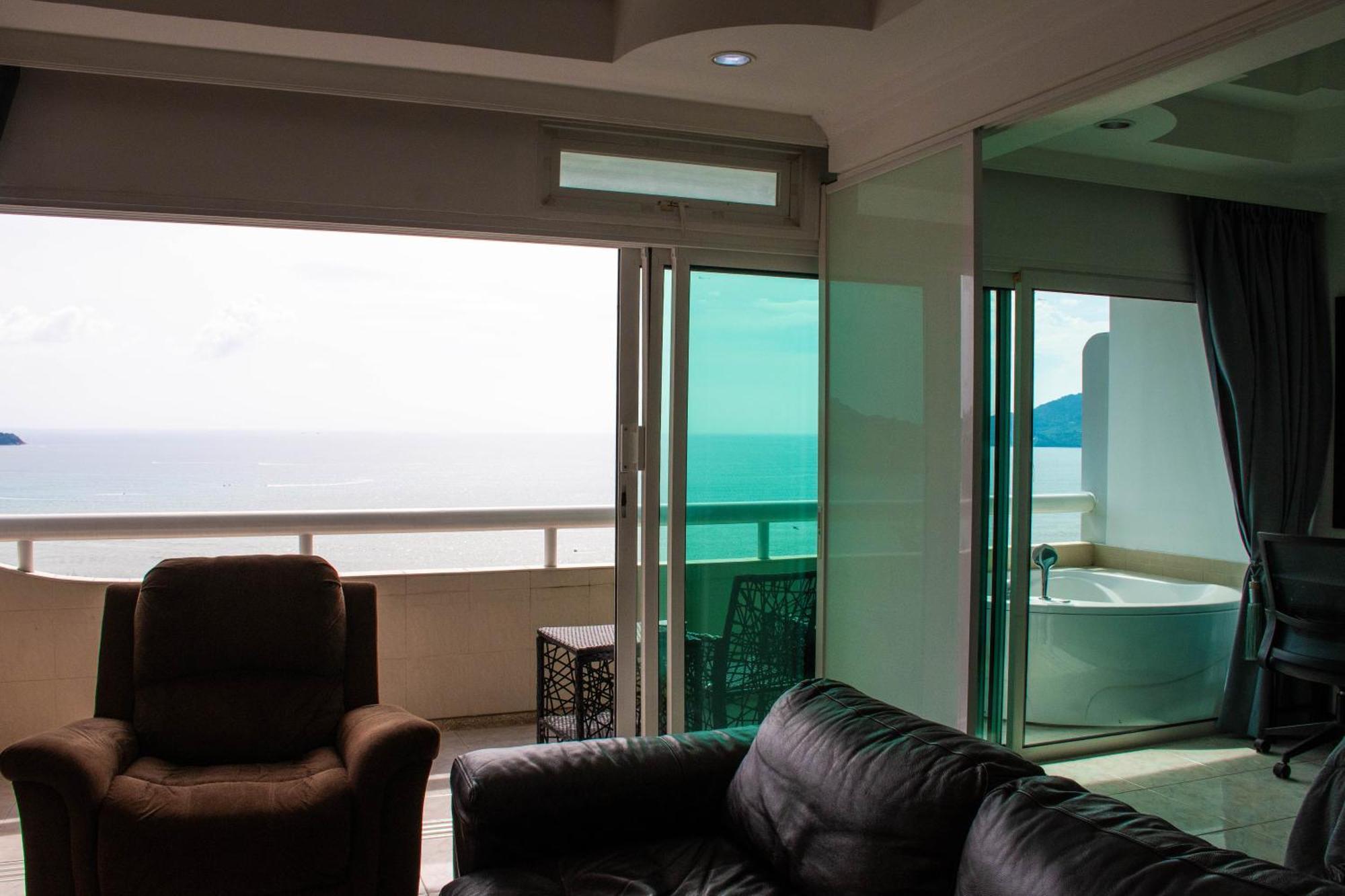 Lägenhet Private 2 Bedroom Seaview At Phuket Patong